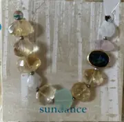 NWT Sundance Catalog Citrine Chalcedony Quartz Apatite “Sunshower Bracelet”