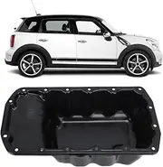 XTevu Engine Oil Pan for Cooper Base Coupe Roadster R55, R56, R58, R59, R60, R61 - Lower Engine Motor Oil Reservoir Sump Pan