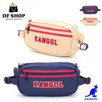 在飛比找蝦皮商城優惠-KANGOL 英國袋鼠 撞色 刺繡絨毛 logo 腰包 側背