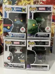 Funko Pop Set Of 4 With Pop Protectors