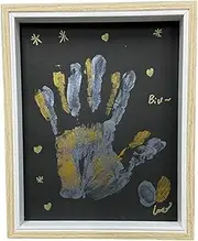 Family Handprint Kit,Baby Hand and Footprint Kit, Colorful Craft Keepsake Woo and Family Hand Footprint Baby