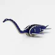 Crafty Bitz Dinosaur Dyi Mini 3D Puzzle, Blue