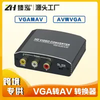 在飛比找蝦皮購物優惠-臻泓 VGA轉AV轉換器 vga to av AV轉VGA 