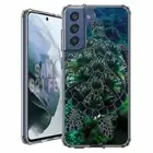 For Samsung Galaxy S20 S21 S23 S24 FE 5g TPU Case+Glass(Sea Turtle)