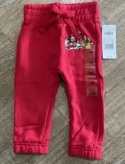 Disney 12 Months Baby Sweatpants Holiday Mickey Minnie Goofy Pluto
