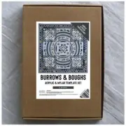 Burrows & Boughs Acrylic and Mylar Template Set by Jen Kingwell