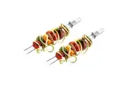 2PK Gefu 32cm Twinco BBQ Skewers Stainless Steel Sticks Barbecue Accessories SL