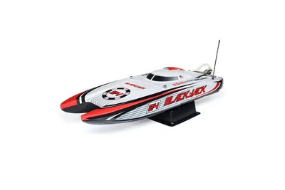 Pro Boat Blackjack 24" Catamaran Brushless Electric RC Speed Boat - Red &...