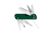 LEATHERMAN FREE T4 MULTI-TOOL STAINLESS EVERGREEN | 12 TOOLS