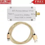 RF-Power-Meter-V5.0 100K To 10GHz Acquisition Type With Type-C Data Port