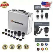 Astronomer's 14-Piece Accessory Kit: Enhance Your Telescope Viewing Experience