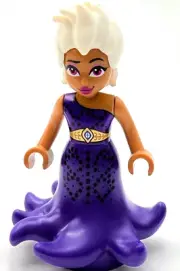 Lego New Ursula Mini Doll Dark Purple Dress From Disney Princess Ariel