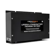 iTECH50S Deep Cycle Lithium Slim Battery LiFePO4 50Ah ITECHWORLD