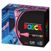 29 Medium Posca Markers with 5M Reversible Tips - Coloring Markers Set of Acr...