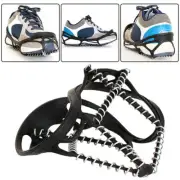 Anti Slip Ice Grippers For Boots Shoes Grips Spikes Crampons Outdoor Hiking RL