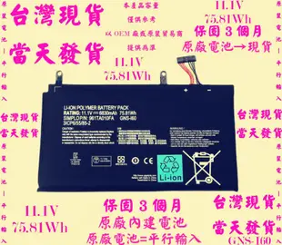 原廠電池Gigabyte P37X V4 P37X V5 P37X V6 GNS-160台灣當天發貨
