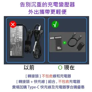 台灣現貨 PD 誘騙頭 Type-C 轉 DC 轉接頭 快充線 充電線 誘騙線 ASUS 華碩 HP 聯想 MSI 筆電