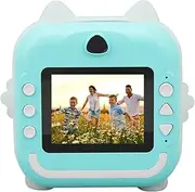 Instant Print Camera for Kids, 24MP 1080P Photo Video 2.4 Inch Screen Digital Children Video Camcorder Camera, Instant Camera Thermal Print (Blue)