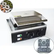Commercial 110V Electric 5PCS Donut Maker Nonstick Flower Doughnut Maker