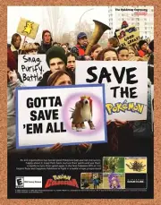 Pokemon Colosseum GameCube Original 2003 Vintage Ad - Video Game Art Promo