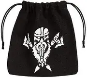 Q Workshop Dwarven Black & White Dice Bag