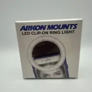 Mini Ring Light Arkon SPLEDRING Rechargeable LED Clip On