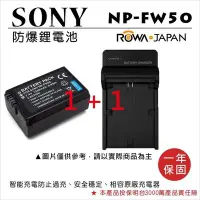 在飛比找Yahoo!奇摩拍賣優惠-【數位小熊】ROWA FOR SONY NP-FW50 電池