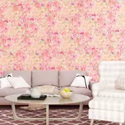 1Pcs Champagne+Pink Artificial Flower Hydrangea Wall Panel Bouquet Floral Wall Panels Wedding