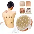 2 In 1 Dry Body Brush Natural Bristle Dead Skin Remover Massage Anti CelluliteNW