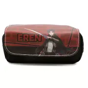 EREN YEAGER STYLE A Attack on Titan Canvas Pencil Case (Yega Jaeger AoT Wallet)