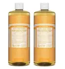 ^ 2 x Dr. Bronner's Pure-Castile Soap Liquid 18-in-1 Hemp Citrus 946mL