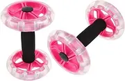 2Pcs Ab Roller Wheel for Core Workout Double Wheel Abdominal Roller for Home Fitness Enhance Stability Sculpt Multifunctional Exercise Equipment for Strength