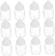 20pcs Boxes Candy Box Bottle Party Favors Bottle for Shower Shower Favors Candy Bin Small Jars Containers White Plastic
