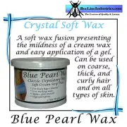 Blue Pearl Wax Crystal Lagoon Soft Wax (Strip) 400g (14 oz) Can