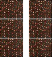 BEBEMOKO EU Style Retro Wrapping Paper 6pcs DIY Wrapping Paper Rolls Easy to Match
