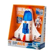 Spaceship Shuttle Toy with Astronaut Figure - Fun Rocket Ship Space Toys for