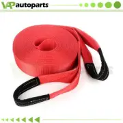 For 17500lbs Tow Strap 65ft winch sling off-road ATV UTV snatch vehicle recovery