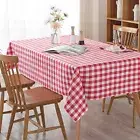 Disposable Thickening Red Checkered Tablecloth Party Weddings Home Decora>>P