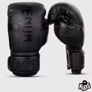 Venum Elite Boxing Gloves Kids - Matte/Black