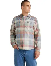 [RVCA] Replacement Lined Long Sleeve Shirt in Blue