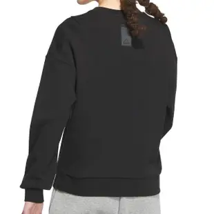 【adidas 愛迪達】City ESC Crew 女款 黑色 休閒 冬季 舒適 上衣 長袖 IP7070