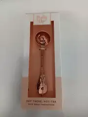 Pinky Up Hey There, Hot-Tea Tablespoon by Pinky Up, Rose Gold