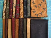 QUILT FABRIC BUNDLE ~~ MODA~OOP ~~ CRANBERRY WISHES ~~ 18 PCS