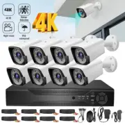 Camaras De Seguridad Para Casa Oficina Home Security Camera System 8 Cameras 4K