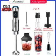 LED Factory Price 1500W 6/4 in 1 Electric Stick Hand Commercial Blender Food Pro