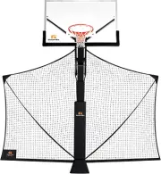 Basketball Yard Guard Easy Fold Defensive Net System Quickly Installs on Any Ba