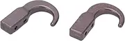 POENVFPO RC Trailer Hook, 2 Set RC Metal Simulation Trailer Hook Zinc Alloy Tow for SCX10 1/10 Climbing Car (Ti Color)