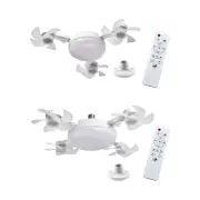 Ceiling Fan Light and Remote Control LED Light for Entryway Indoor Bedroom
