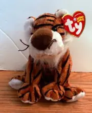 Ty Beanie Baby Stripey Tiger 2005 Plush Stuffed Animal Vintage NWT