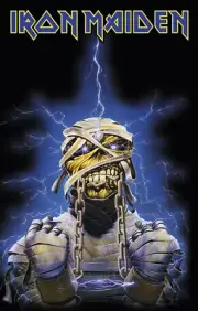 Iron Maiden World Slavery Powerslave Eddie Poster Flag Wall Banner Official